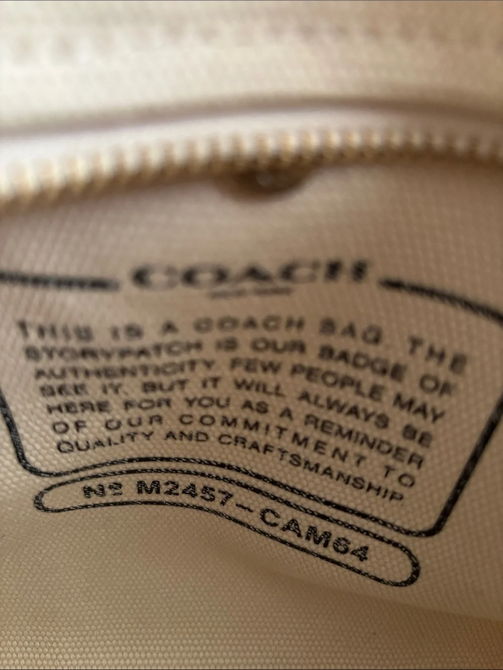 Coach New York Beige Canvas Patch Satchel with Colorful Embroidered Motifs